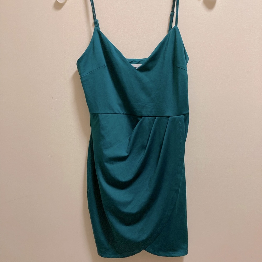 Blue mini dress